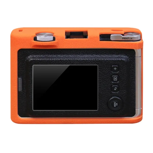 PULUZ SOFT Silikónový obal pre Instax Mini EVO oranžový