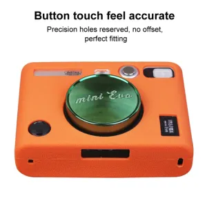 PULUZ SOFT Silikónový obal pre Instax Mini EVO oranžový