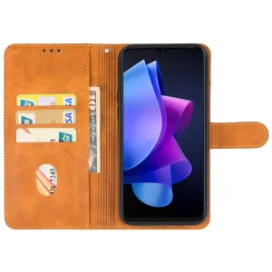 SMOOTH Peňaženkové puzdro pre Tecno Spark 10 hnedé