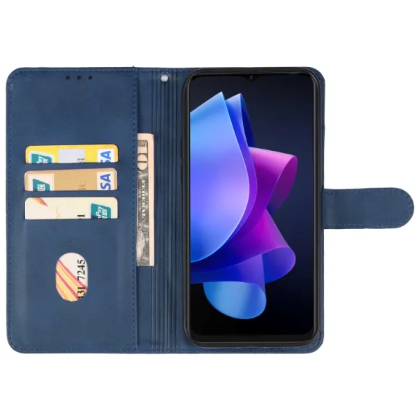 SMOOTH Peňaženkové puzdro pre Tecno Spark 10 modré