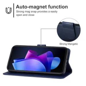 SMOOTH Peňaženkové puzdro pre Tecno Spark 10 modré