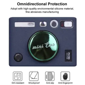 PULUZ SOFT Silikónový obal pre Instax Mini EVO modrý