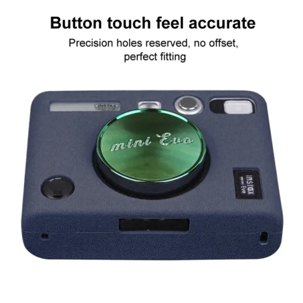 PULUZ SOFT Silikónový obal pre Instax Mini EVO modrý