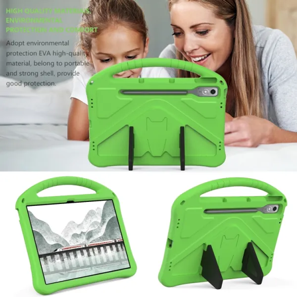 KIDDO Detský obal pre Lenovo Tab P12 zelený