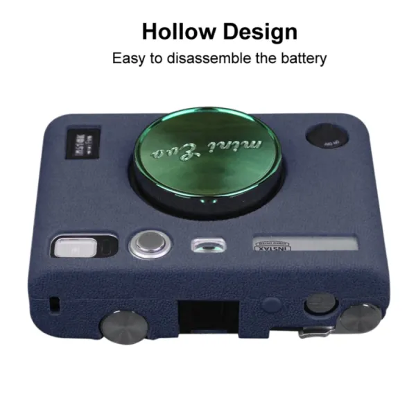 PULUZ SOFT Silikónový obal pre Instax Mini EVO modrý