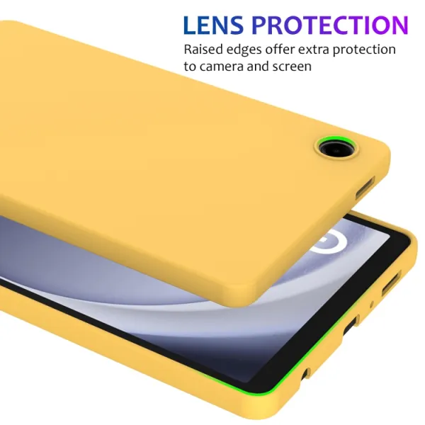 RUBBER Ochranný kryt pre Samsung Galaxy Tab A9 žltý