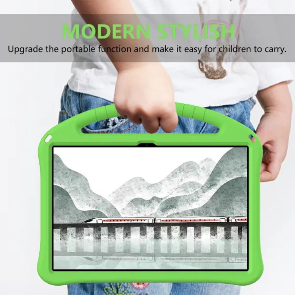 KIDDO Detský obal pre Lenovo Tab P12 zelený