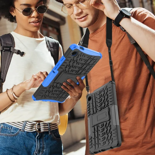 STAND Extra odolný obal Samsung Galaxy Tab A9 modrý