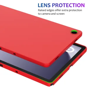 RUBBER Ochranný kryt pre Samsung Galaxy Tab A9+ červený