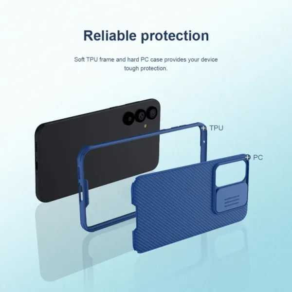 NILLKIN CAMSHIELD PRO Kryt pre Samsung Galaxy S23 FE modrý