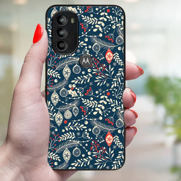 MY ART Kryt s vianočným dizajnom Motorola Moto G71 5G MISTLETOE (070)