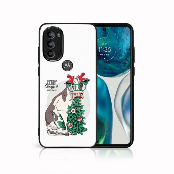 MY ART Kryt s vianočným dizajnom Motorola Moto G71 5G MERRY CHRISTMAS (074)