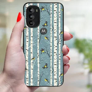 MY ART Kryt s vianočným dizajnom Motorola Moto G71 5G BIRCH (072)