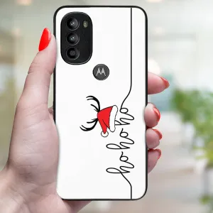 MY ART Kryt s vianočným dizajnom Motorola Moto G71 5G HOHOHO (073)