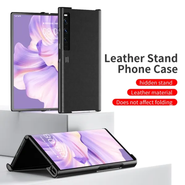 LEATHER PRO Ochranný kryt pre Huawei Mate Xs 2 ružový