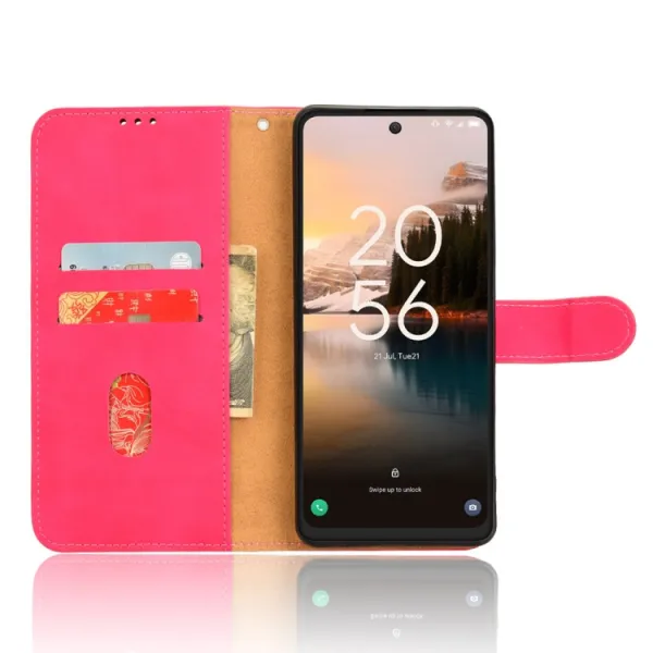 SKIN FLIP Peňaženkové puzdro pre TCL 40 Nxtpaper 5G ružové