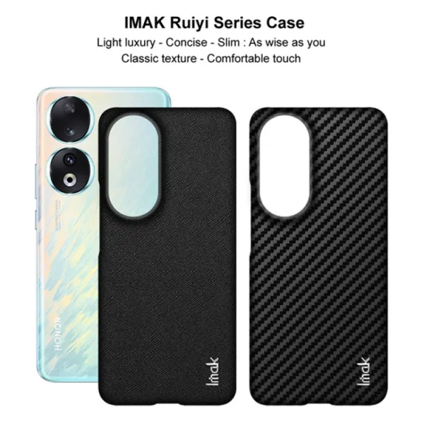 IMAK RUIYI Ochranný kryt pre Honor 90 5G CARBON
