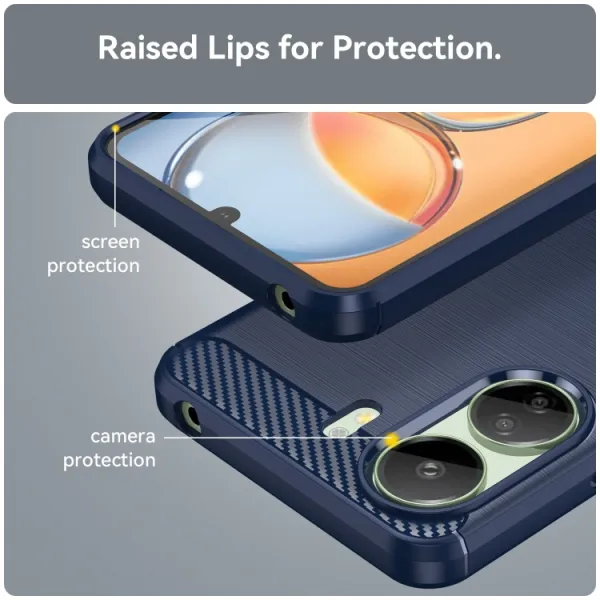 FLEXI TPU Ochranný kryt Xiaomi Redmi 13C / Poco C65 modrý
