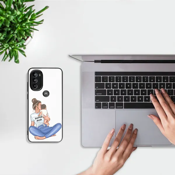 MY ART Ochranný kryt Motorola Moto G71 5G SUPERMOM (112)
