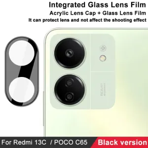 IMAK FULL COVER Sklo pre fotoaparát Xiaomi Redmi 13C / Poco C65 čierne