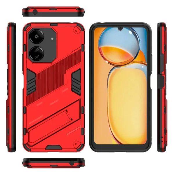 BIB Ochranný kryt pre Xiaomi Redmi 13C / Poco C65 červený
