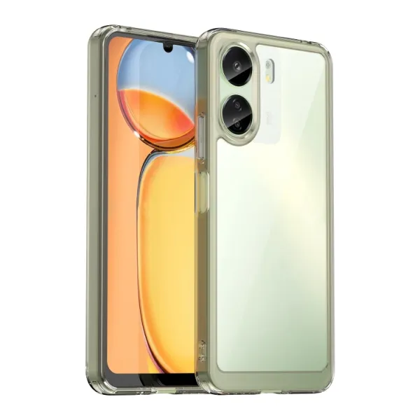 CRYSTAL Ochranný kryt pre Xiaomi Redmi 13C / Poco C65 šedý