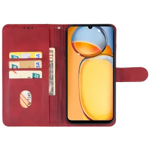 SMOOTH Peňaženkové puzdro pre Xiaomi Redmi 13C / Poco C65 červené