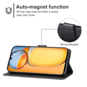 SMOOTH Peňaženkové puzdro pre Xiaomi Redmi 13C / Poco C65 čierne