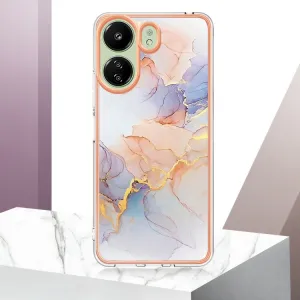 IMD MARBLE Ochranný kryt Xiaomi Redmi 13C / Poco C65 WHITE