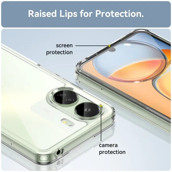 CRYSTAL Ochranný kryt pre Xiaomi Redmi 13C / Poco C65 priehľadný