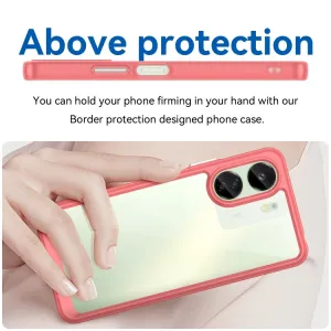 CRYSTAL Ochranný kryt pre Xiaomi Redmi 13C / Poco C65 červený
