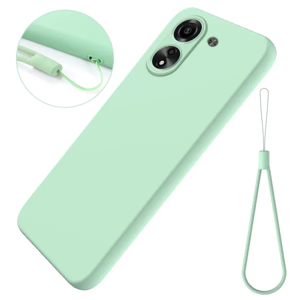 RUBBER Ochranný kryt pre Xiaomi Redmi 13C / Poco C65 zelený