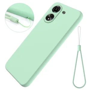RUBBER Ochranný kryt pre Xiaomi Redmi 13C / Poco C65 zelený