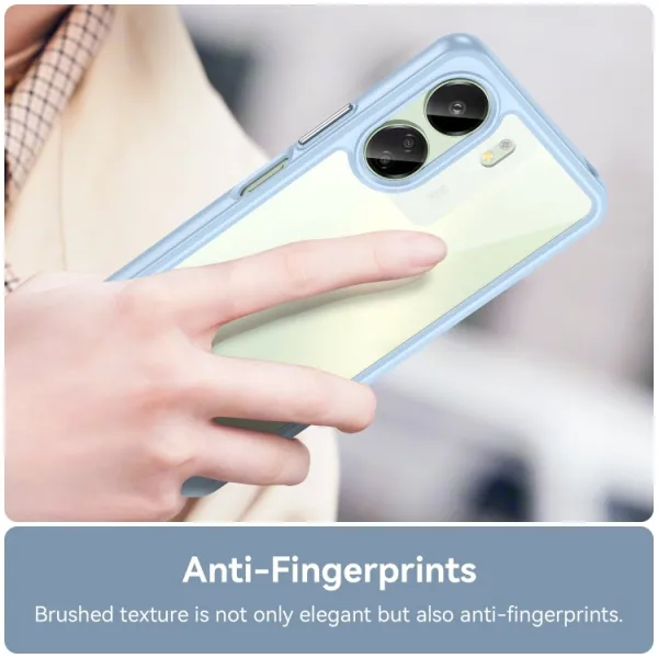 CRYSTAL Ochranný kryt pre Xiaomi Redmi 13C / Poco C65 modrý