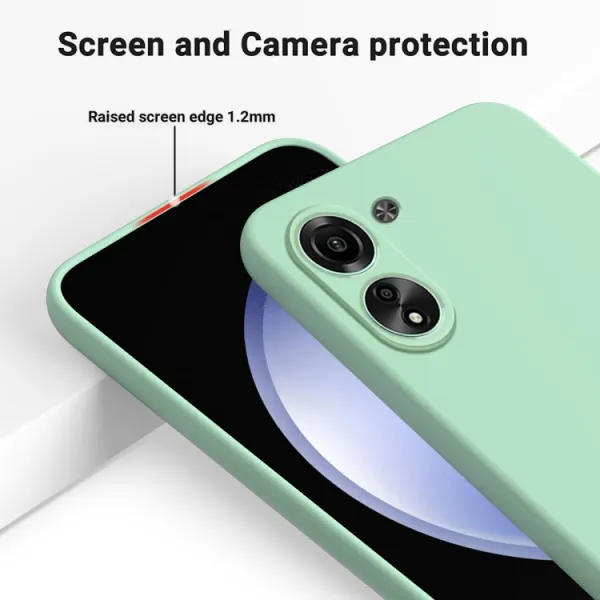 RUBBER Ochranný kryt pre Xiaomi Redmi 13C / Poco C65 zelený