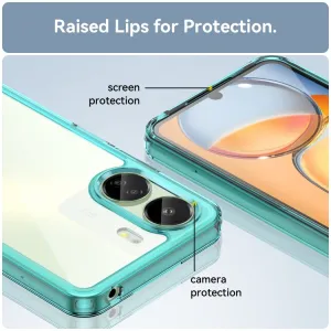 CRYSTAL Ochranný kryt pre Xiaomi Redmi 13C / Poco C65 tyrkysový