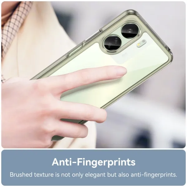 CRYSTAL Ochranný kryt pre Xiaomi Redmi 13C / Poco C65 šedý