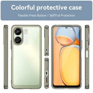 CRYSTAL Ochranný kryt pre Xiaomi Redmi 13C / Poco C65 šedý