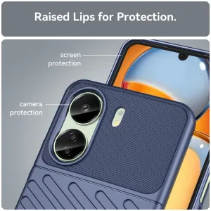 THUNDER Ochranný obal Xiaomi Redmi 13C / Poco C65 modrý