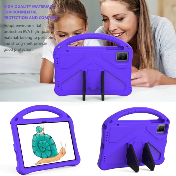 KIDDO Detský obal pre TCL Tab 10 Gen2 fialový
