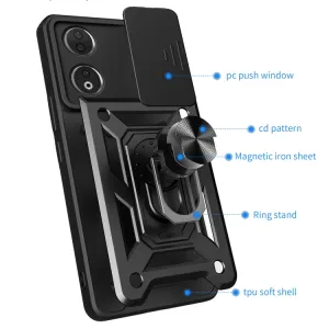 RING CAMERA Kryt s držiakom pre Honor 90 5G ružový