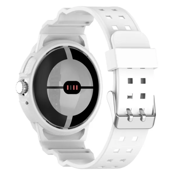 GLACIER Ochranné puzdro pre Google Pixel Watch / Pixel Watch 2 biele