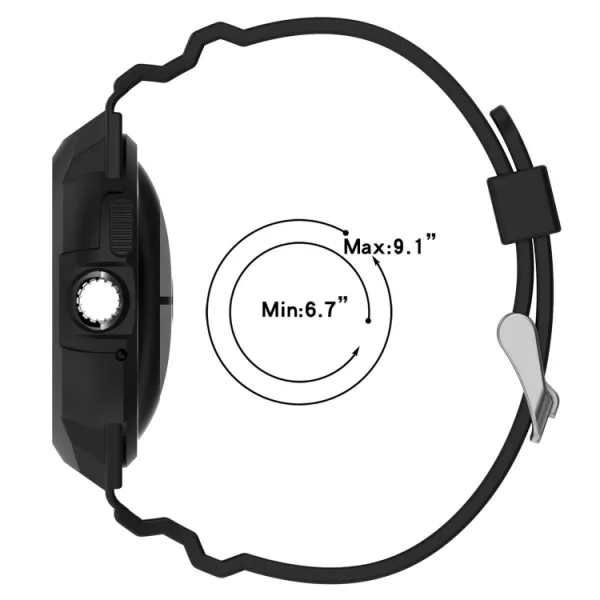 GLACIER Ochranné puzdro pre Google Pixel Watch / Pixel Watch 2 zelené