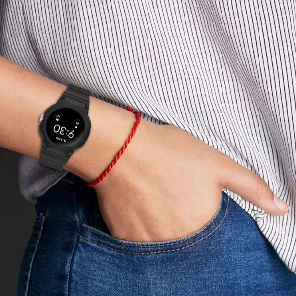 GLACIER Ochranné puzdro pre Google Pixel Watch / Pixel Watch 2 zelené