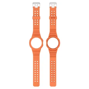 GLACIER Ochranné puzdro pre Google Pixel Watch / Pixel Watch 2 oranžové