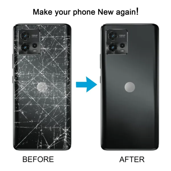 Originál Zadný kryt (kryt batérie) Motorola Moto G72 modrý
