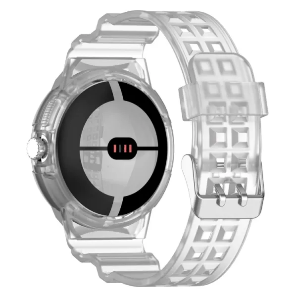 GLACIER Ochranné puzdro pre Google Pixel Watch / Pixel Watch 2 priehľadné