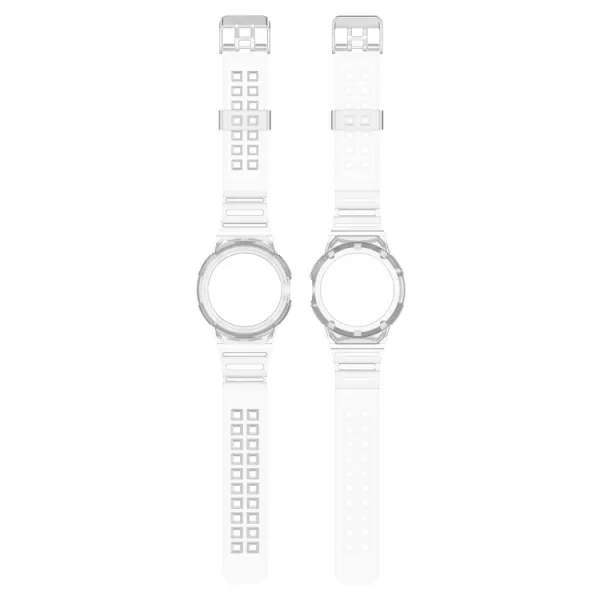 GLACIER Ochranné puzdro pre Google Pixel Watch / Pixel Watch 2 priehľadné