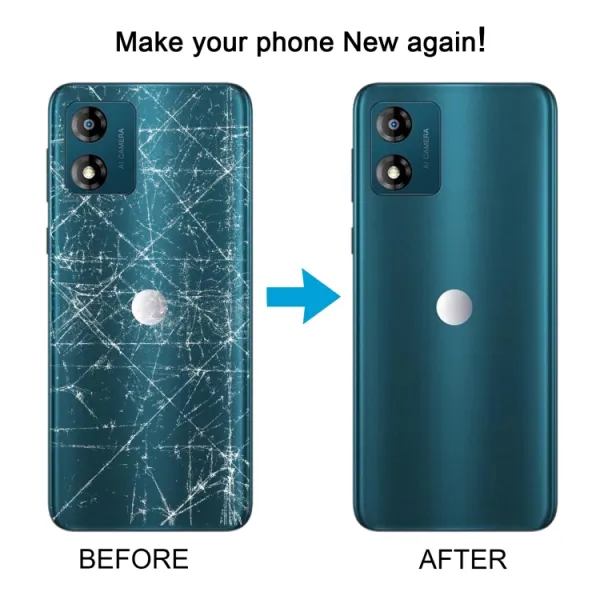 Originál Zadný kryt (kryt batérie) Motorola Moto E13 modrý