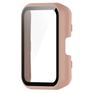 PC FULL COVER Plastový kryt so sklom pre Huawei Watch Fit 2 / Fit 2 Active ružový
